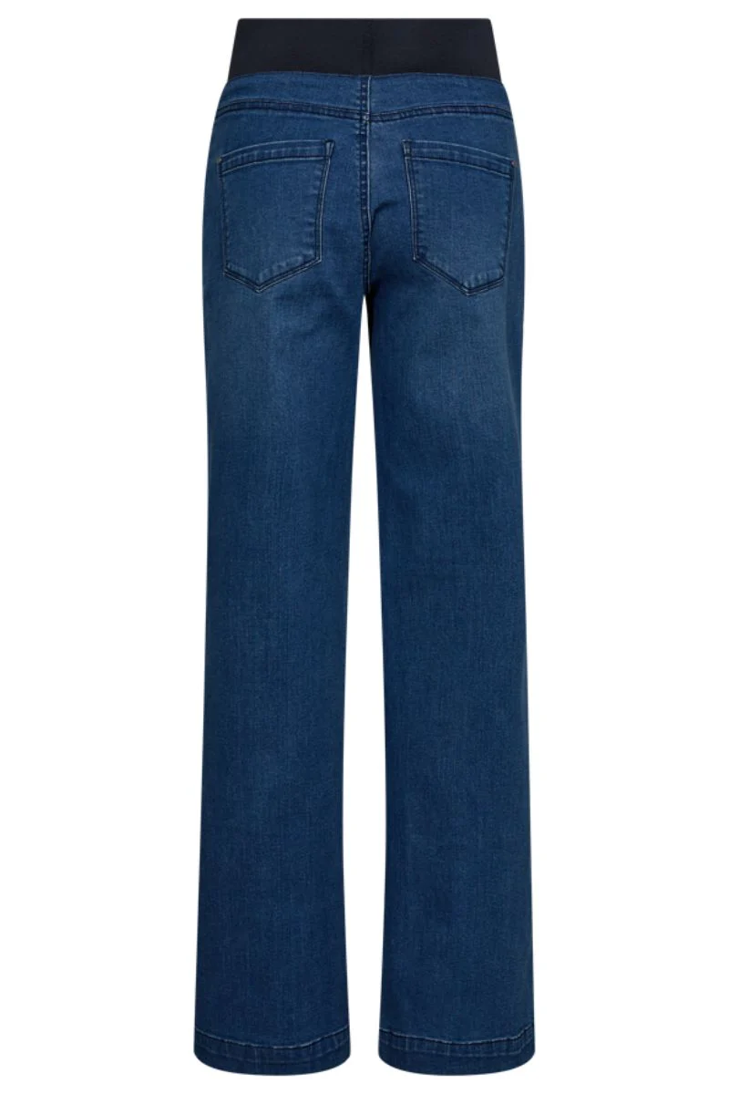 Shantal Pants 205438 | Medium blue | Bukser fra Freequent - Image 2