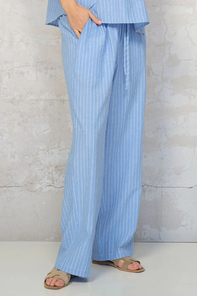 Sharon Pants 2509 | Blue | Pants fra Prepair