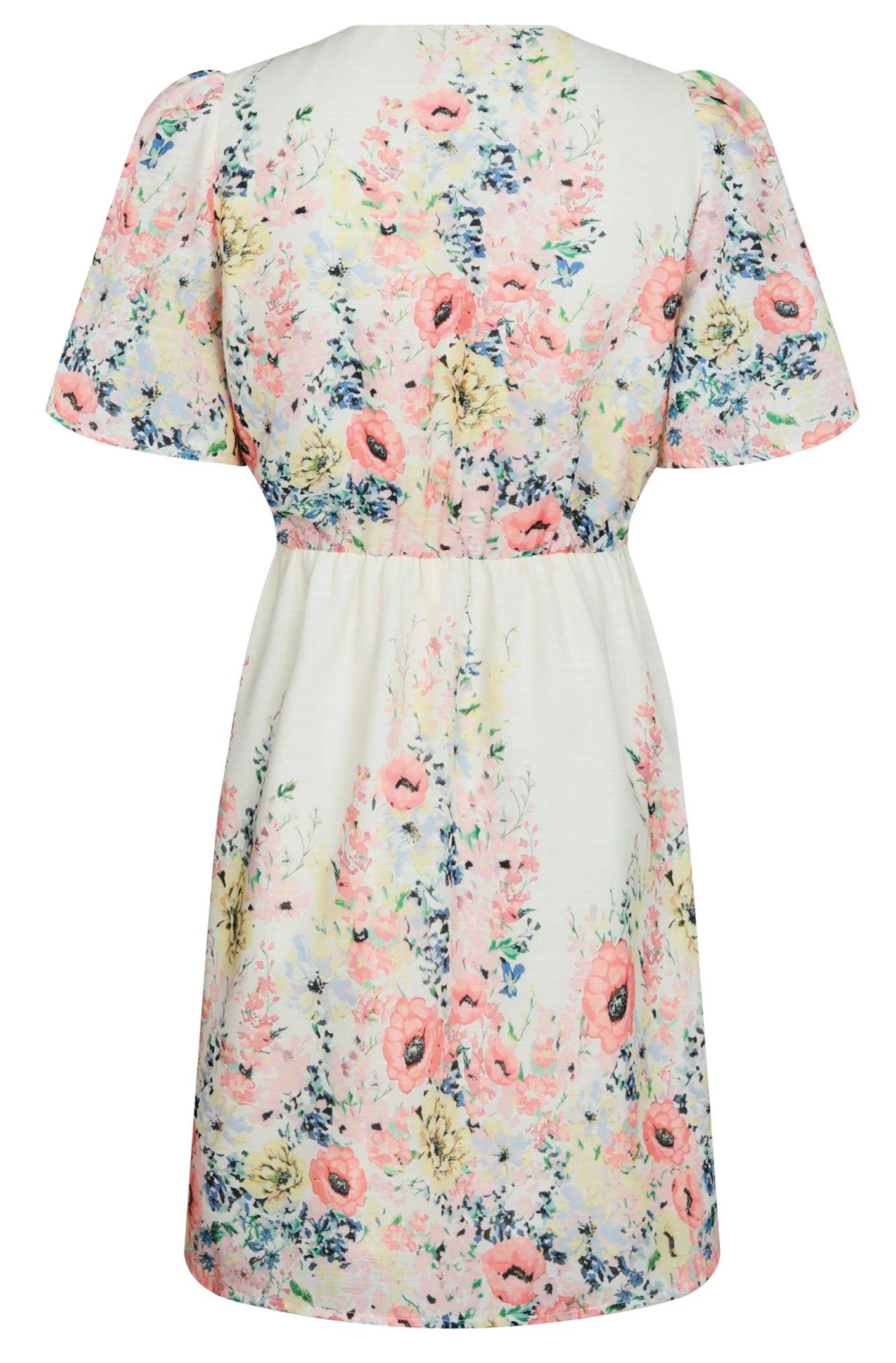Shena Flower Print Dress | Creme | Kjole fra Neo Noir - Image 5