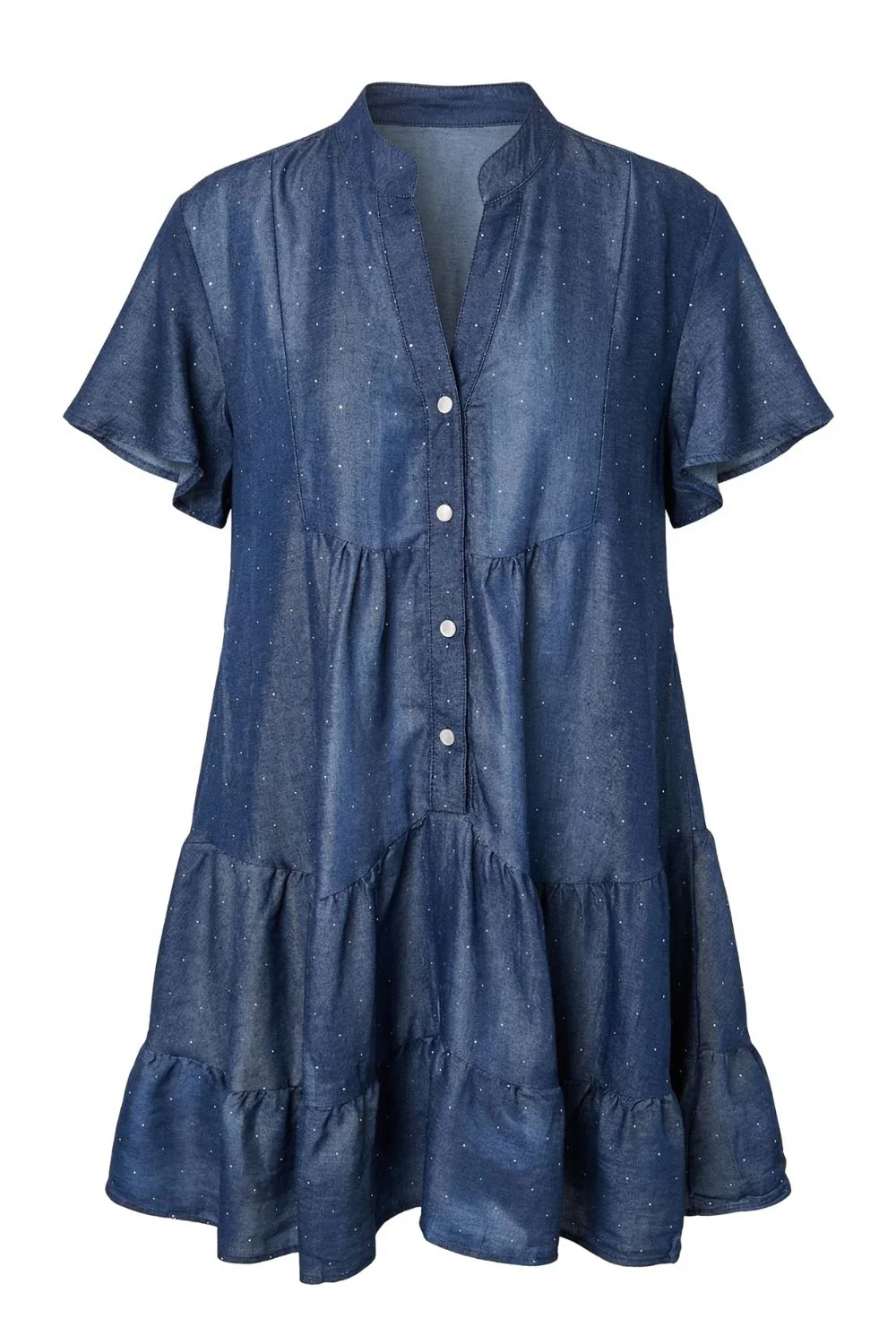 Short Sparkling Dress | Dark Blue | Kjole fra Avery