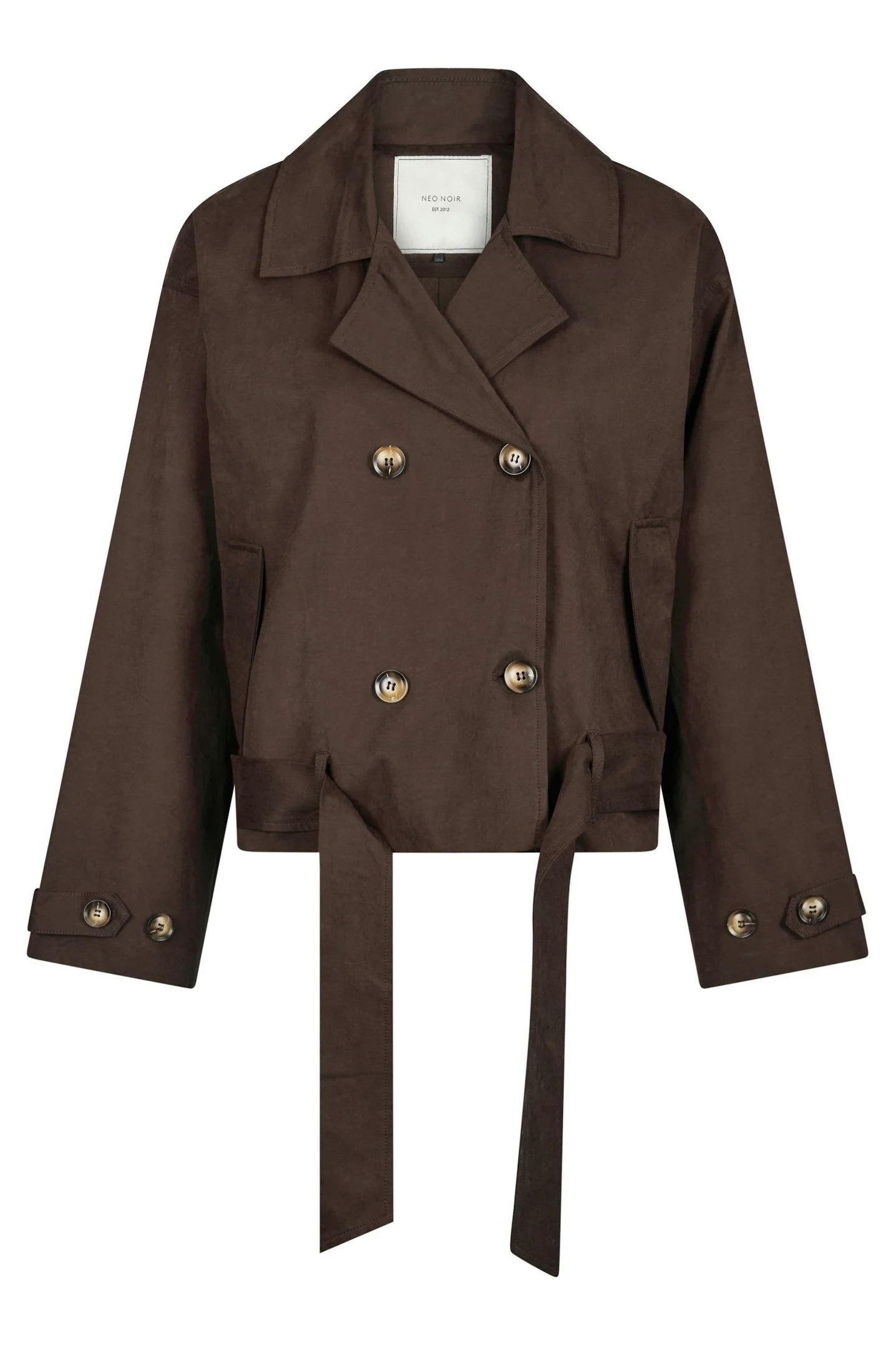 Sia F Jacket | Chocolate Brown | Jakke fra Neo Noir - Image 2