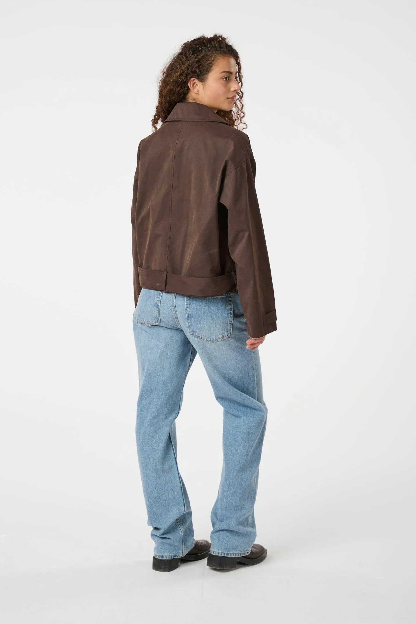 Sia F Jacket | Chocolate Brown | Jakke fra Neo Noir - Image 6