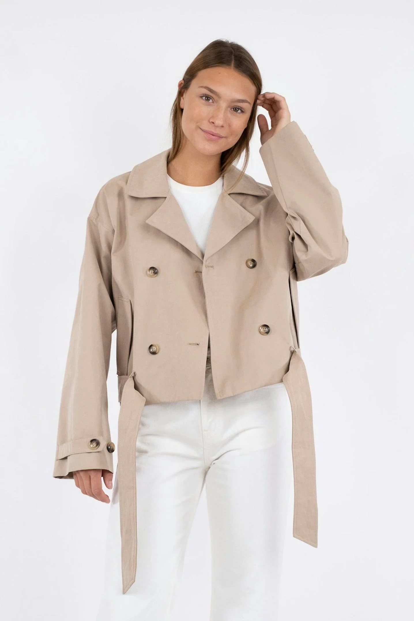 Sia F Jacket | Sand | Jakke fra Neo Noir - Image 8