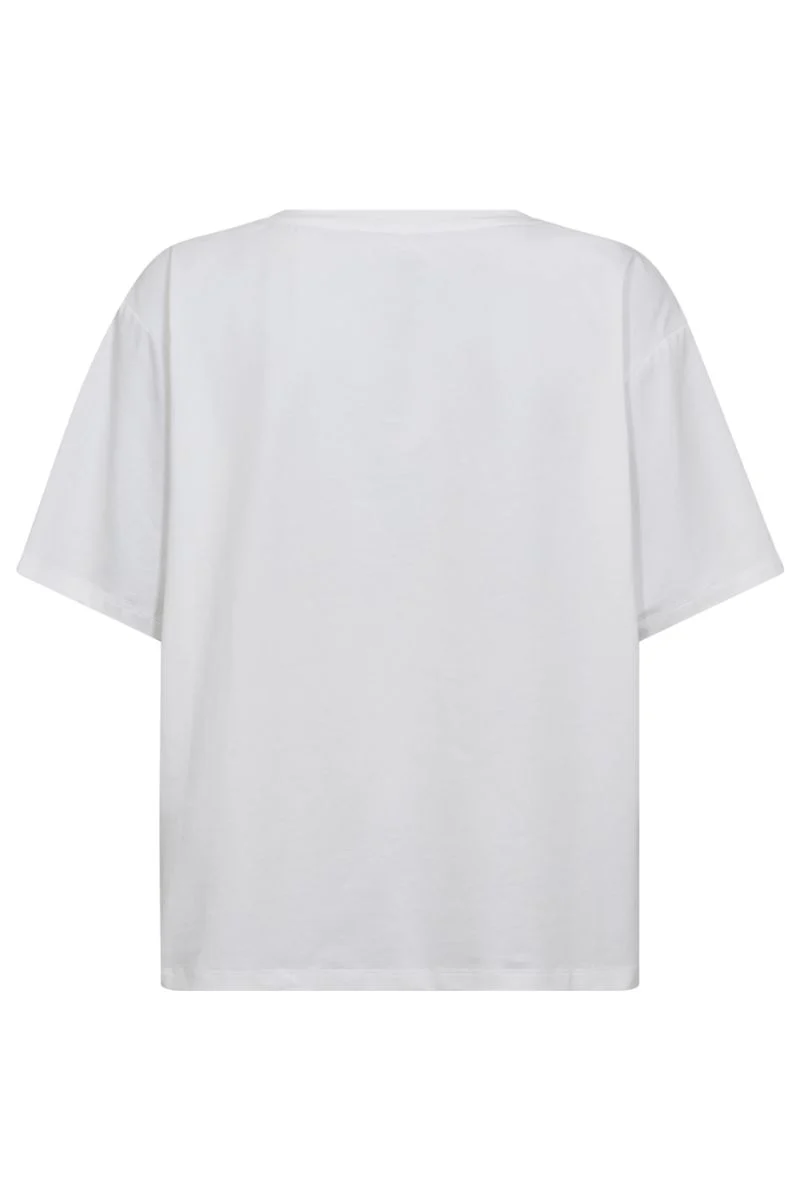 Siara Bow Oversize Tee | T-Shirt fra Co'couture - Image 4