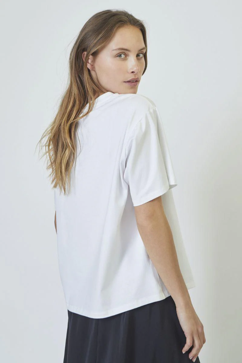 Siara Bow Oversize Tee | T-Shirt fra Co'couture - Image 8