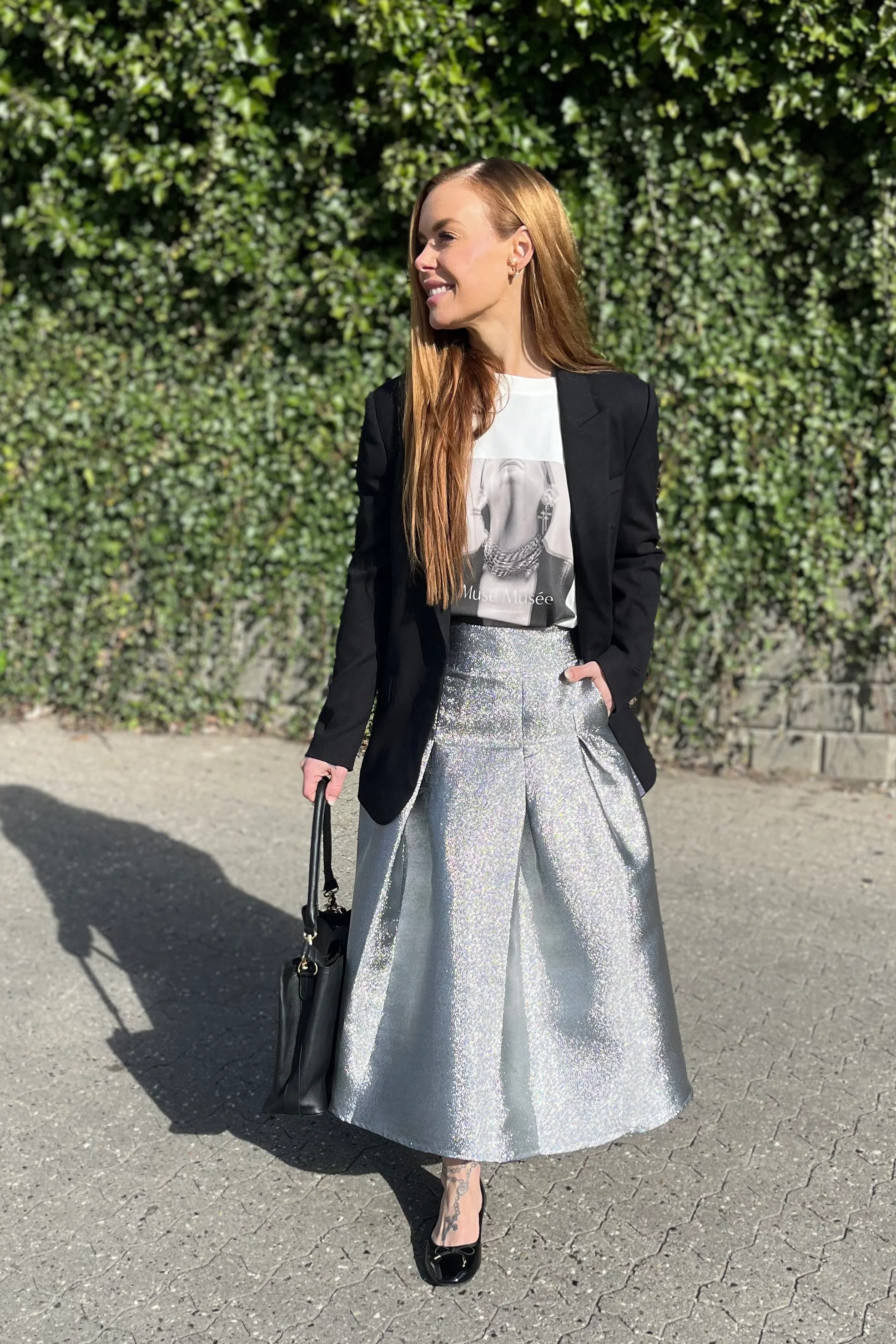 Sili Skirt 204269 | Silver | Nederdel fra Copenhagen Muse - Image 14