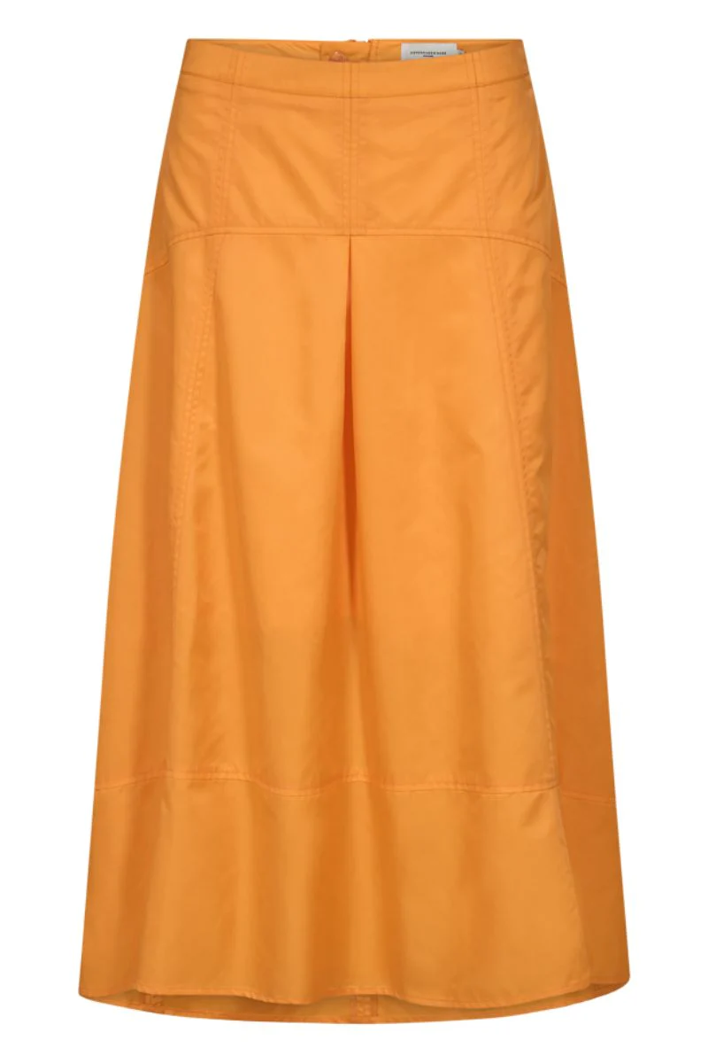 Simi Skirt 203334 | Flame Orange | Nederdel fra Copenhagen Muse - Image 2