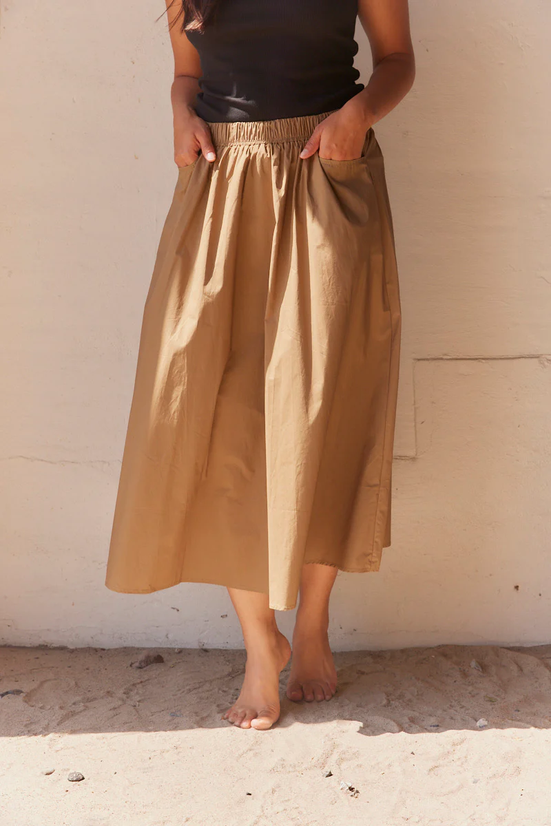 Skirt FY029  | Light Maroon | Nederdel fra Atelier C - Image 2