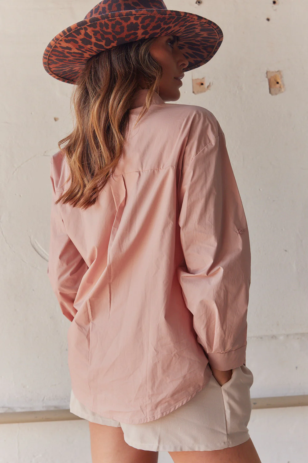 Holly Stitch Shirt | Old Rose | Skjorte fra Atelier C - Image 2
