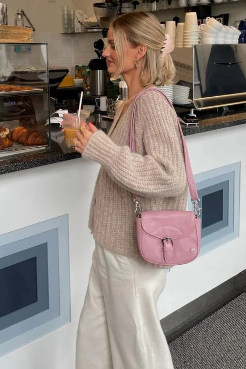 Small bag / Clutch 16038 | Dusty Rose | Taske fra Depeche - Image 8