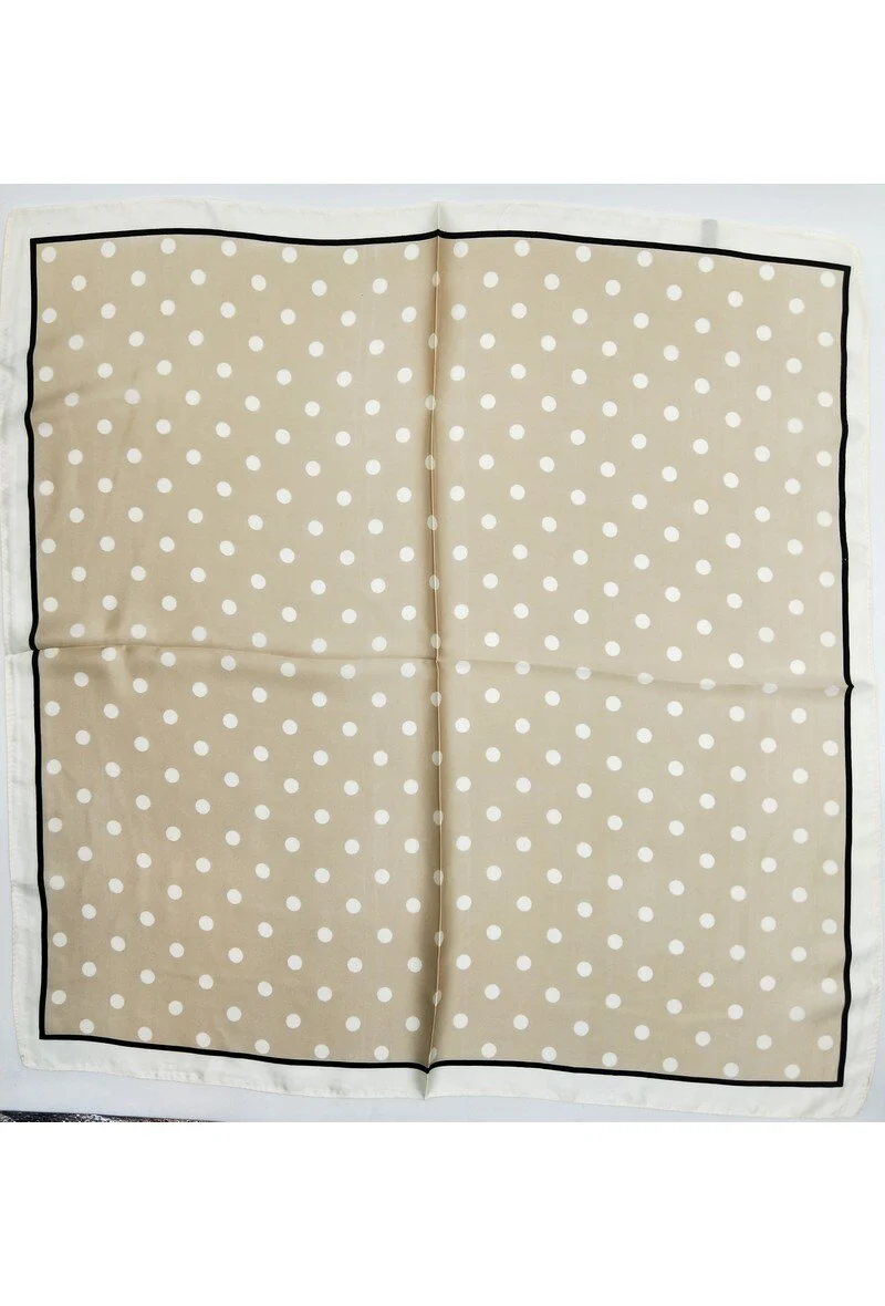 Dottie Square Scarf | Beige - Image 4