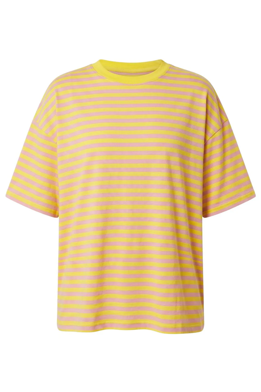 Soft Striped Tee | Light Yellow