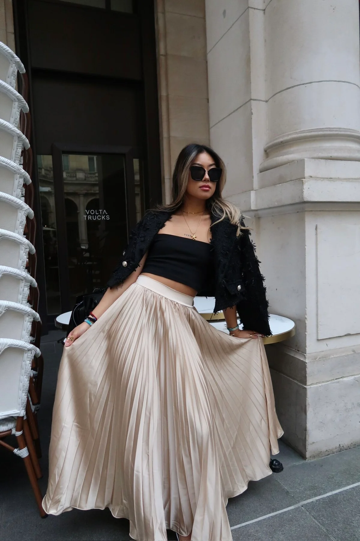Solene Skirt | Cream | Nederdel fra Avery - Image 3
