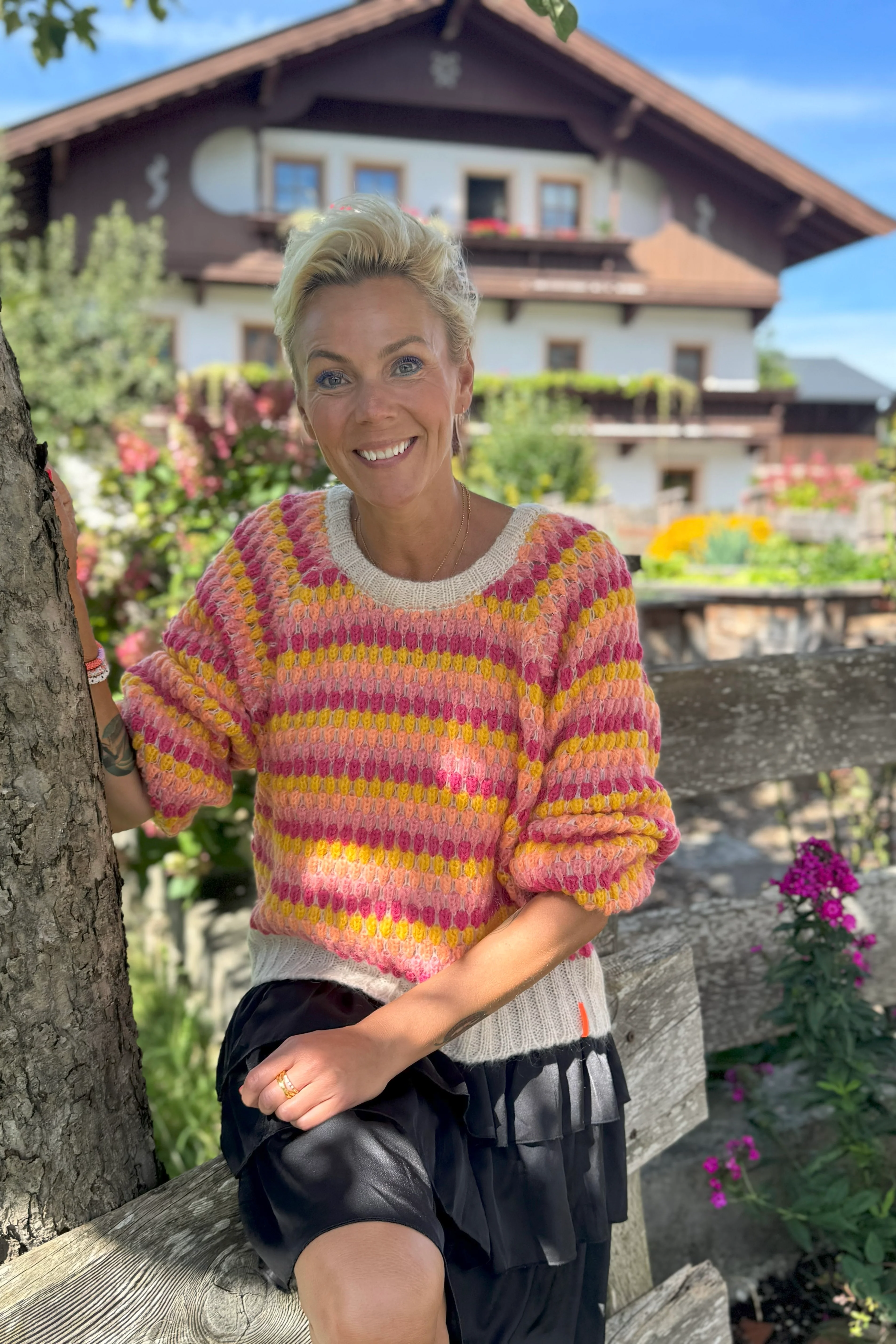 Solstrejf | Pink | Bluse fra Lind