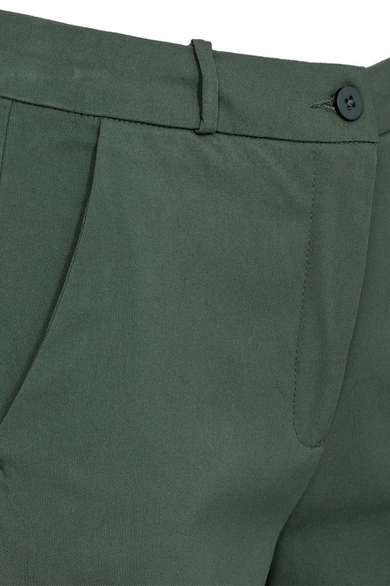 Solvej Pants 206019 | Dark Forest | Bukser fra Freequent - Image 6