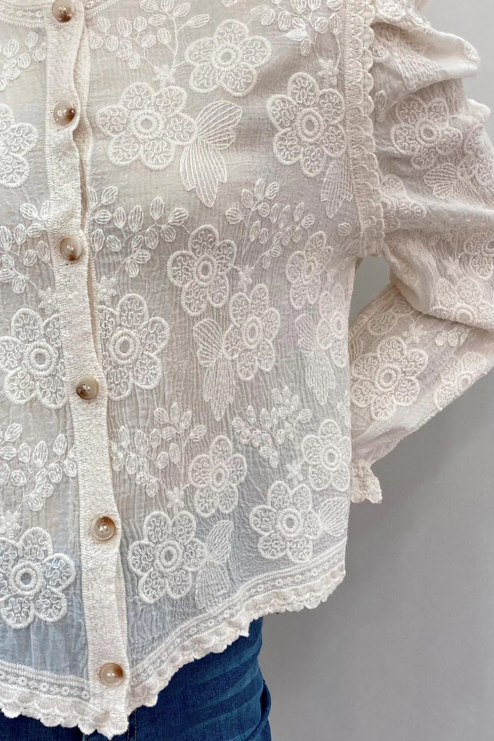 Sombre Flower Shirt | Skjorte fra Atelier C - Image 2