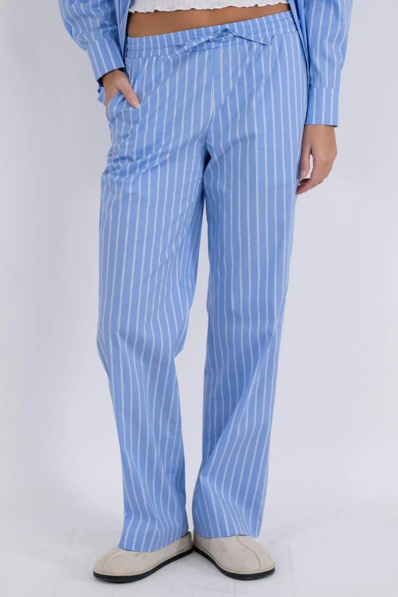Sonar Double Stripe Pants | Light Blue | Bukser fra Neo Noir - Image 3