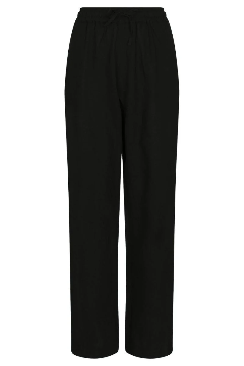 Sonar Linen Pants | Black | Bukser fra Neo Noir - Image 2