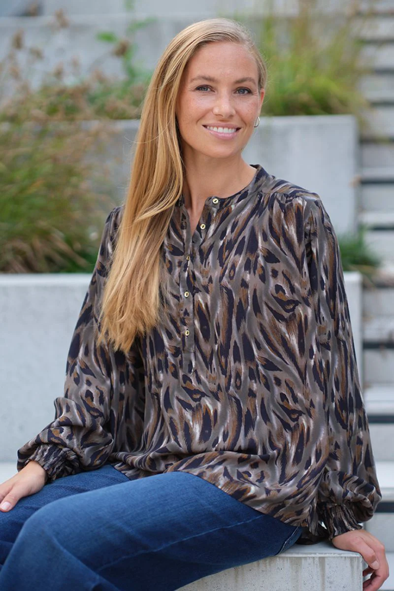 Sonna Blouse 2633 | Army | Bluse fra Prepair - Image 3