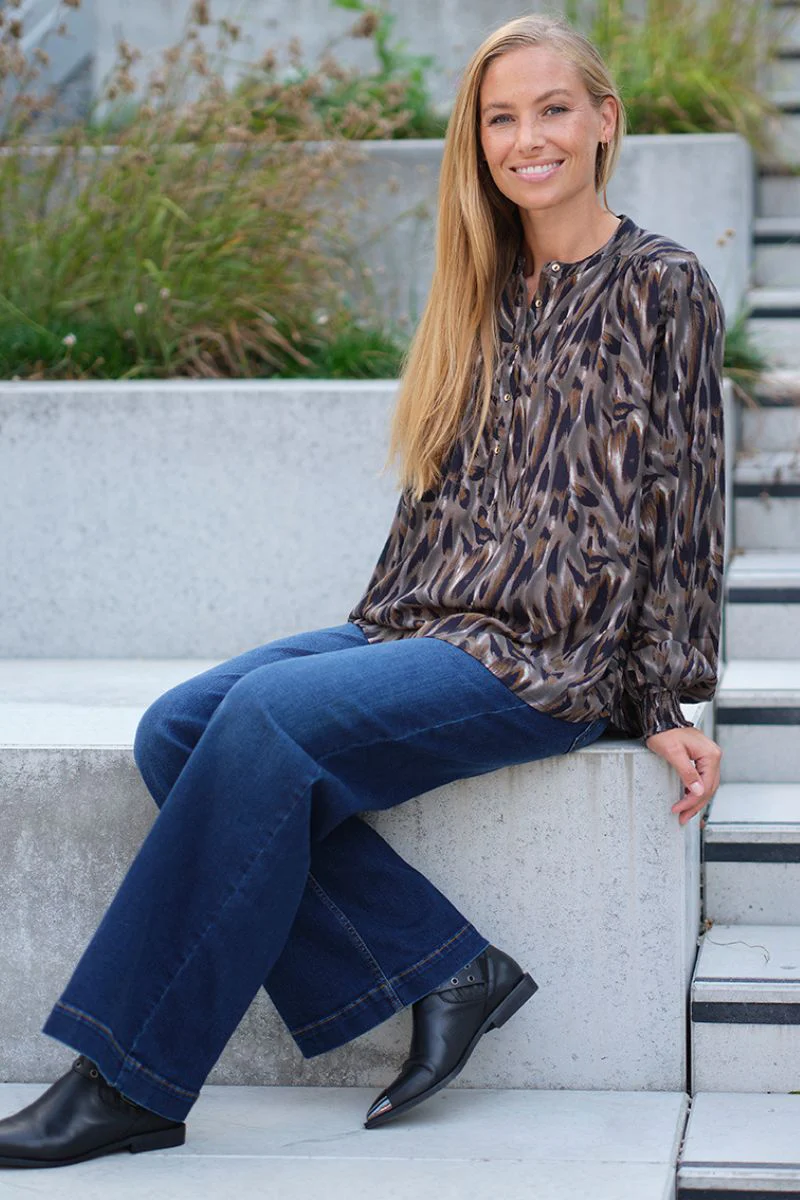 Sonna Blouse 2633 | Army | Bluse fra Prepair - Image 4