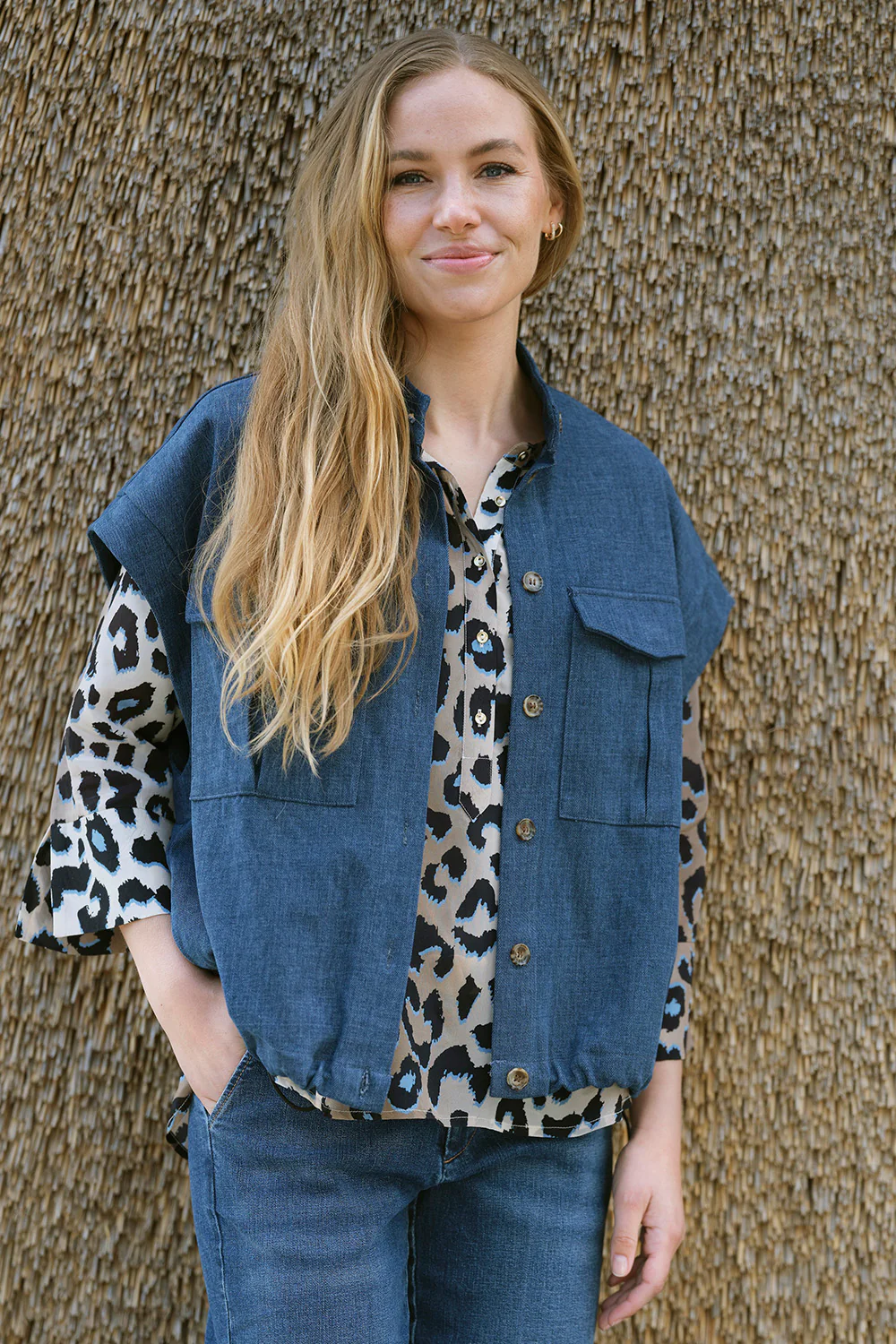 Sonna Blouse 3/4 | Leopard | Bluse fra Prepair - Image 4