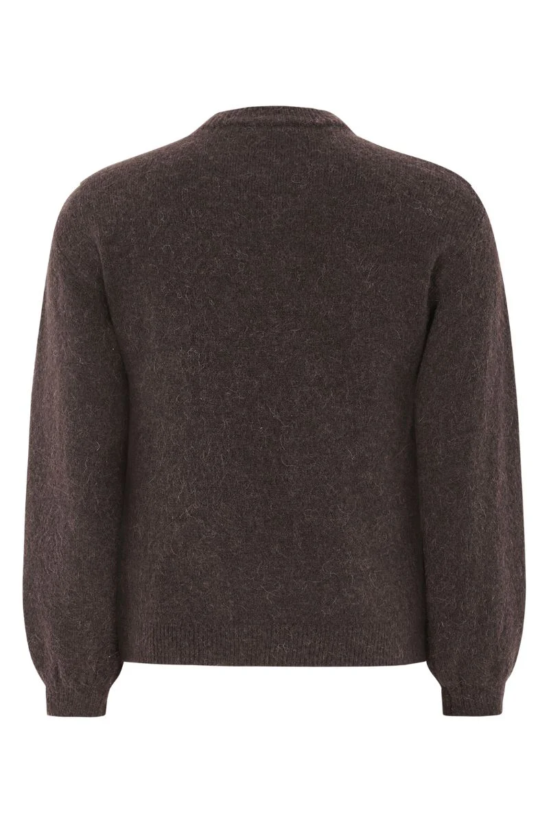 SRAllison Knit | Chocolate Plum Melange | Strik fra Soft Rebels - Image 4