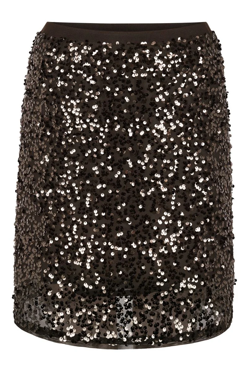SRAudrey Skirt | Chocolate Plum | Nederdel fra Soft Rebels - Image 4