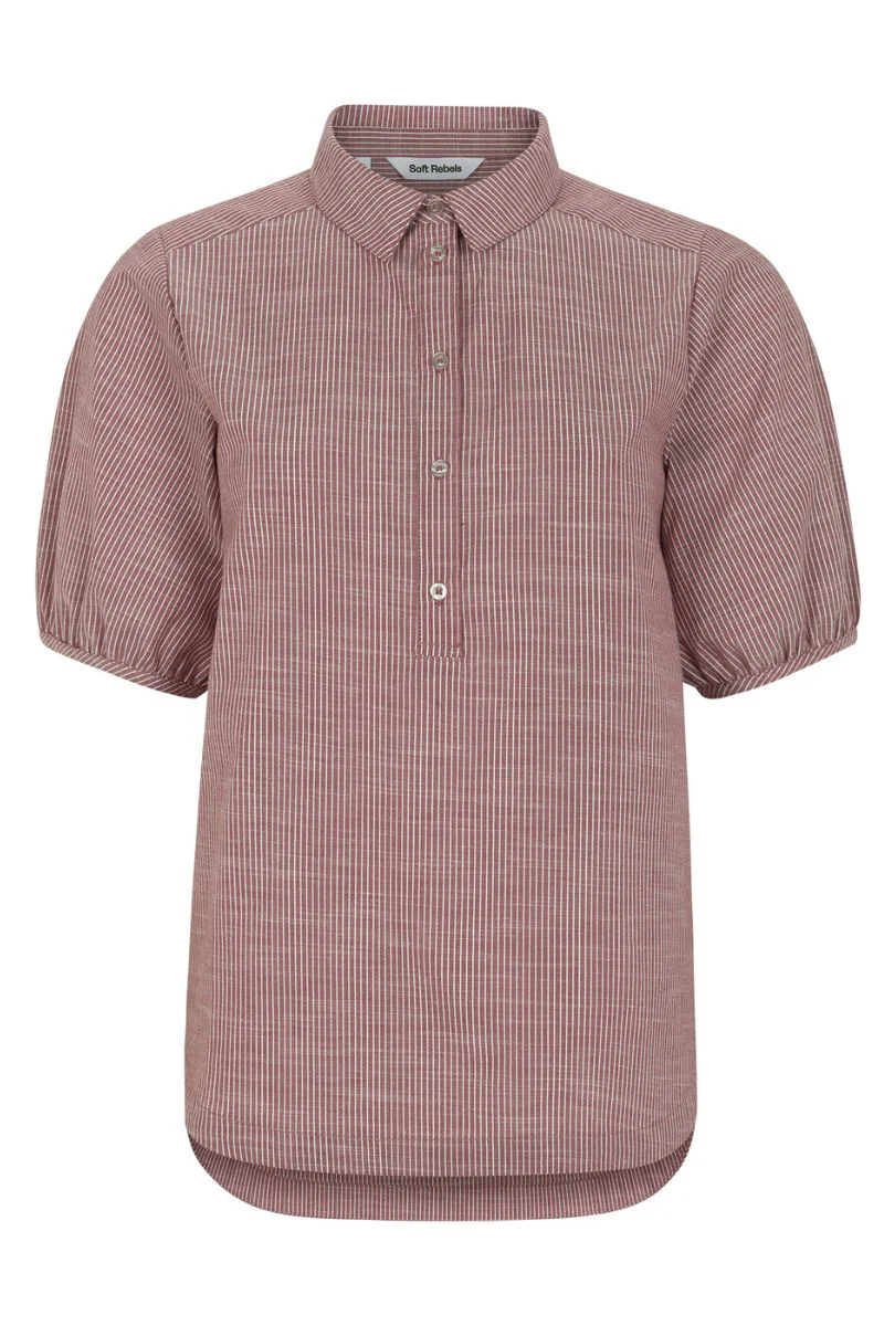 SREbbi Blouse | Brandy Brown | Bluse fra Soft Rebels