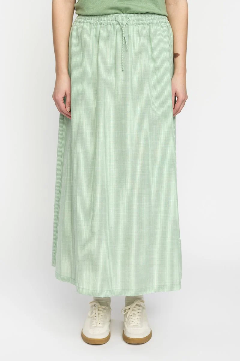 SREbbi Midi Skirt | Mineral Green | Nederdel fra Soft Rebels
