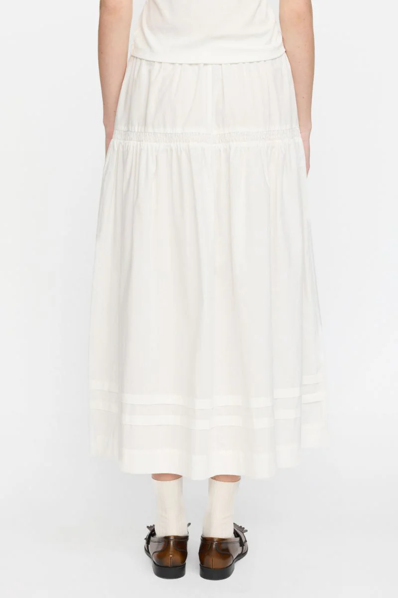 SRFelicity Midi Skirt | Snow White | Nederdel fra Soft Rebels - Image 4