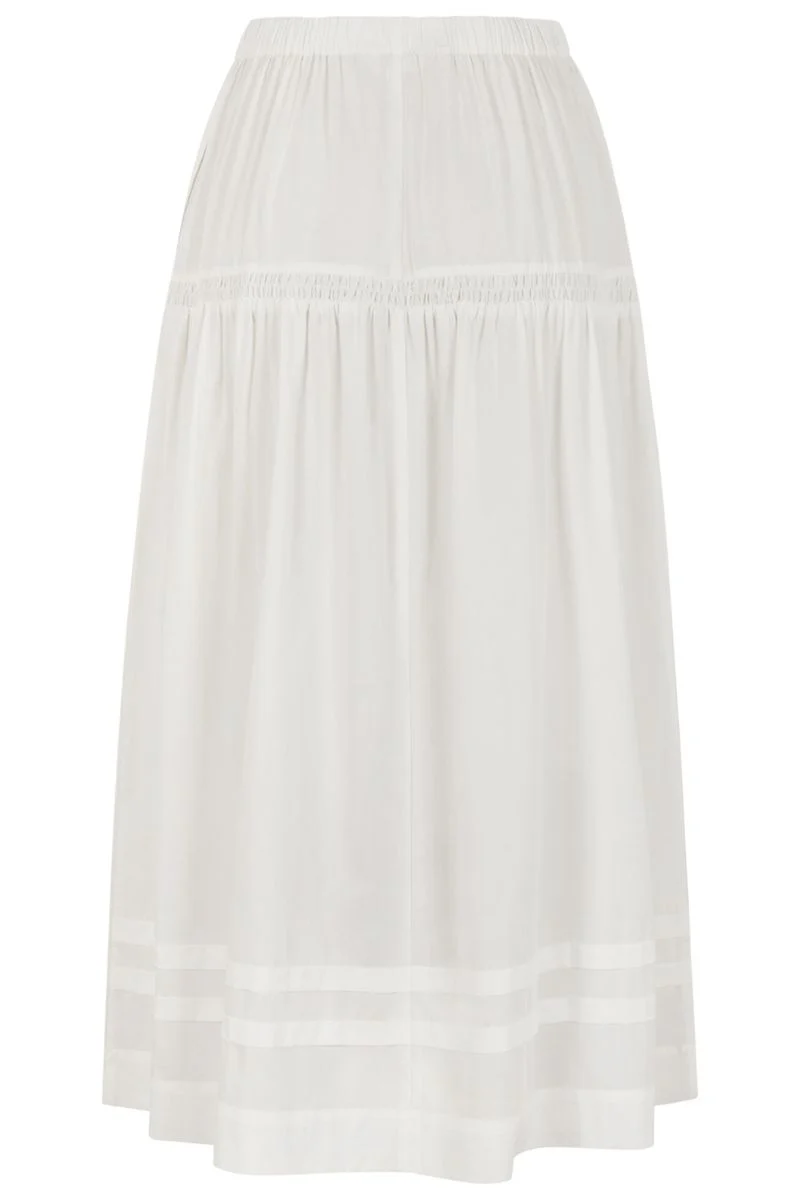 SRFelicity Midi Skirt | Snow White | Nederdel fra Soft Rebels - Image 5