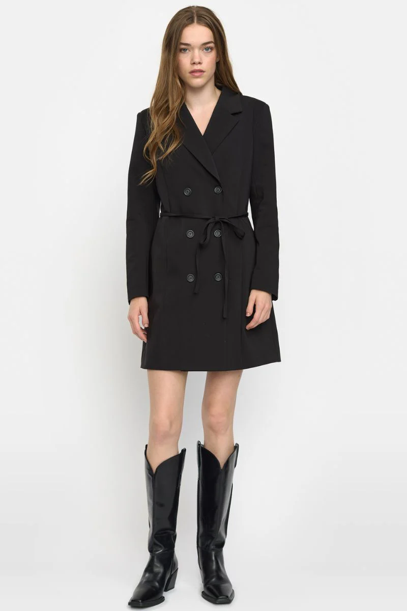 SRHibiscus Blazer Dress | Black | Kjole fra Soft Rebels - Image 2