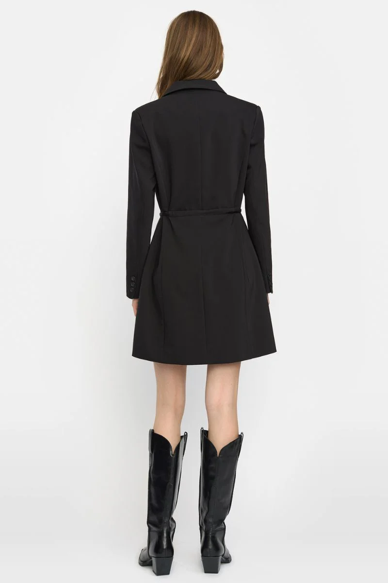 SRHibiscus Blazer Dress | Black | Kjole fra Soft Rebels - Image 3