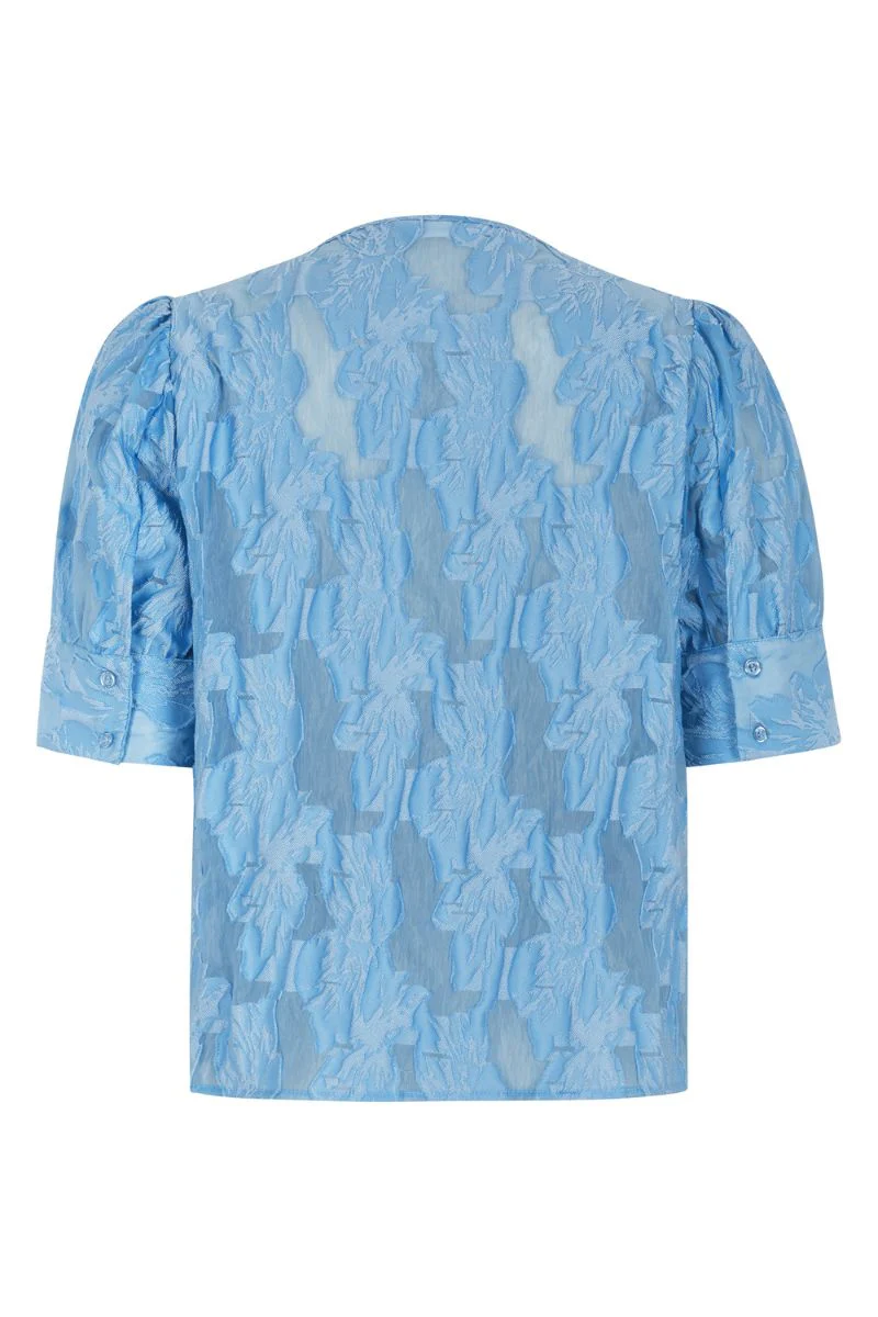 SRPaola Blouse | Vista Blue | Bluse fra Soft Rebels - Image 4