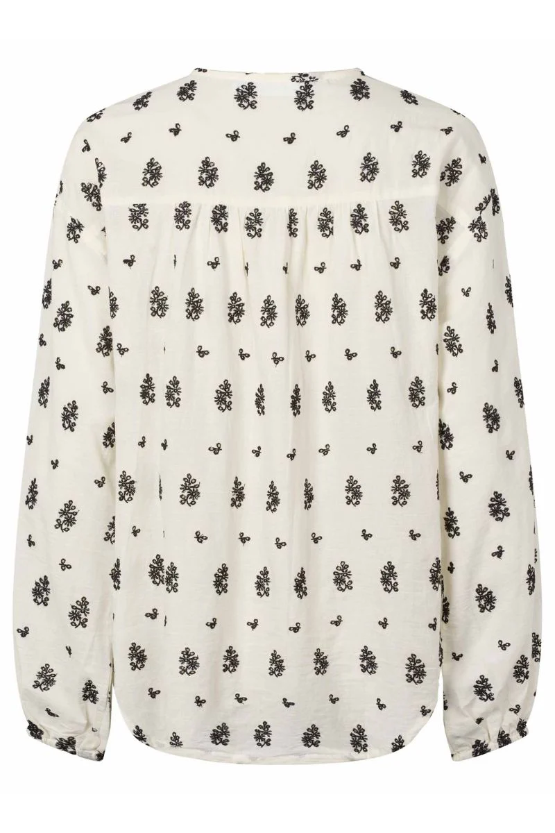 SRRivory Shirt | Arctic Wolf | Bluse fra Soft Rebels - Image 7