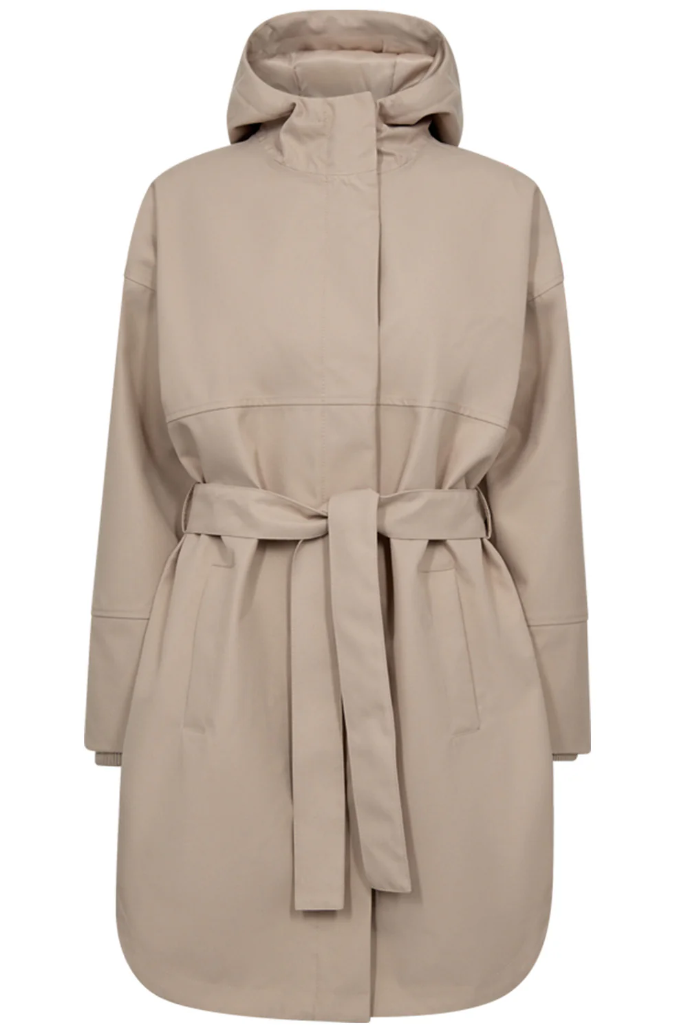 Storm Ja Belt 121693 | Simply Taupe | Jakke fra Freequent