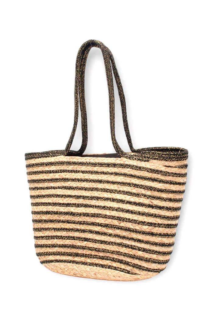 Straw Tote | Black | Taske fra By Timm - Image 2