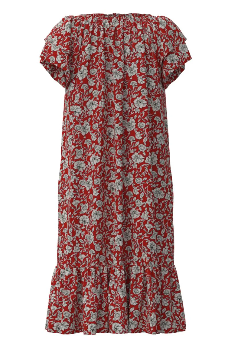 Sunrise Crop Scarlet Dress | Kjole fra Co'couture - Image 2