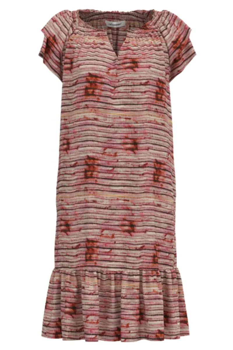 Sunrise Crop TieCC Line Dress | Bubblegum | Kjole fra Co'couture - Image 2