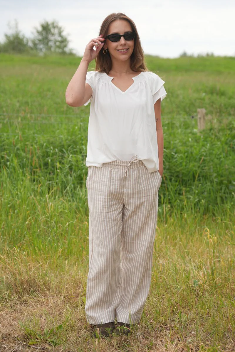 Sunrise top | Off white | Sød sommertop fra Co'couture - Image 6