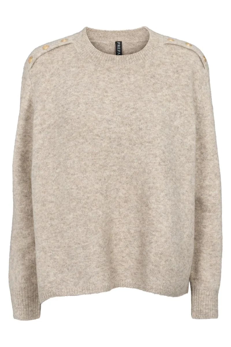 Svea Knit | Sand | Strik fra Prepair - Image 2