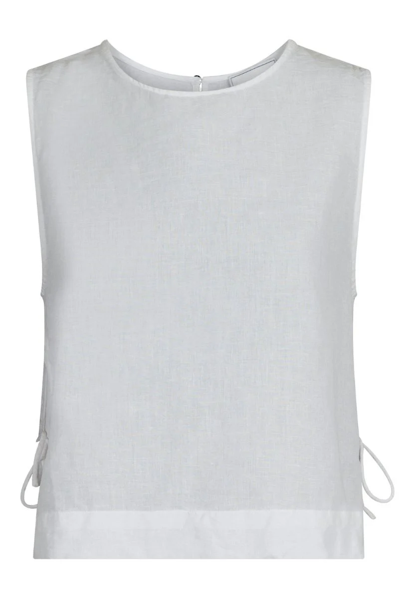 Svetlana Linen Top 159947 | White | Top fra Neo Noir - Image 3