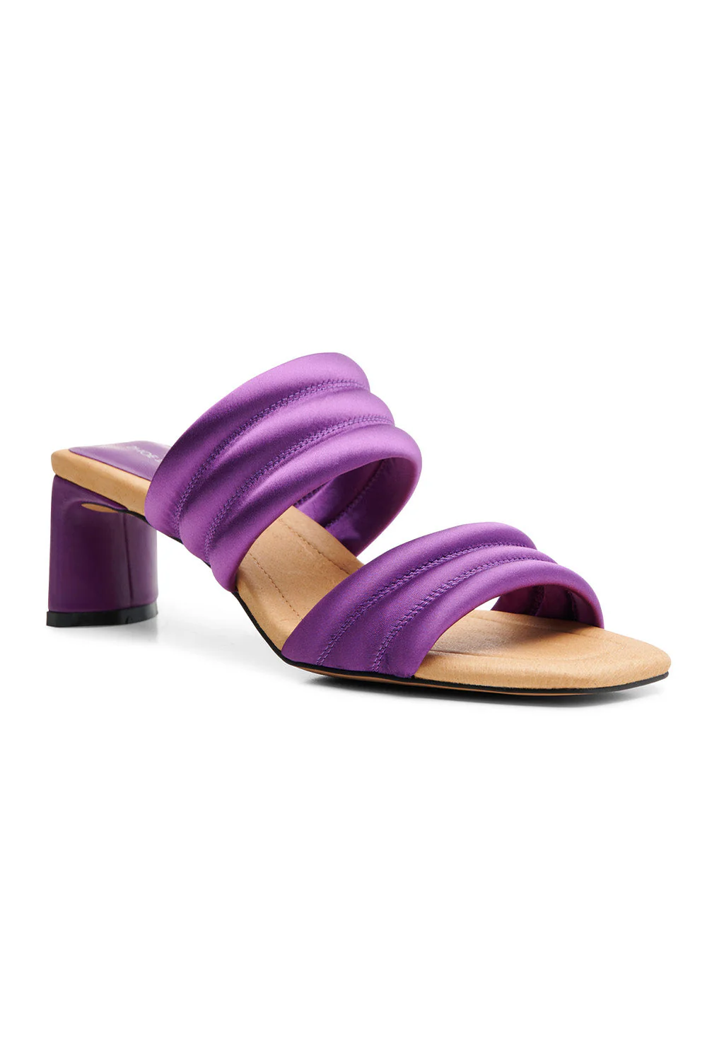 Sylvi Padded Strap | Violet Satin - Image 3