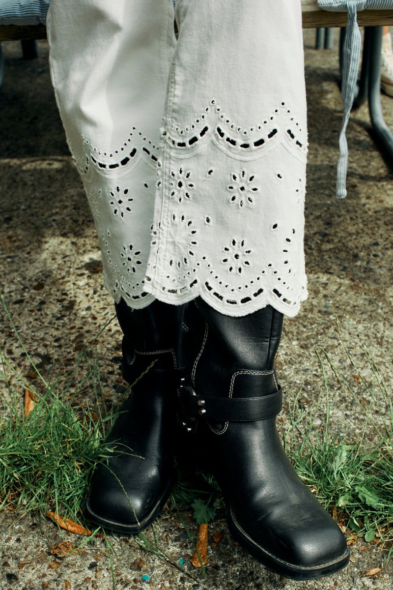 Tanni Pants 206031 | Star Off-White | Bukser fra Freequent - Image 7
