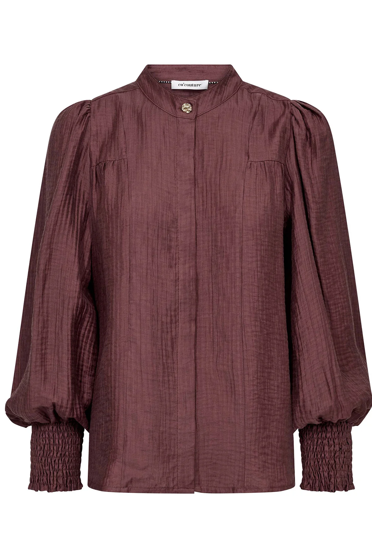 Tassy Shirt 35976 | Plum | Bluse fra Co'couture - Image 2