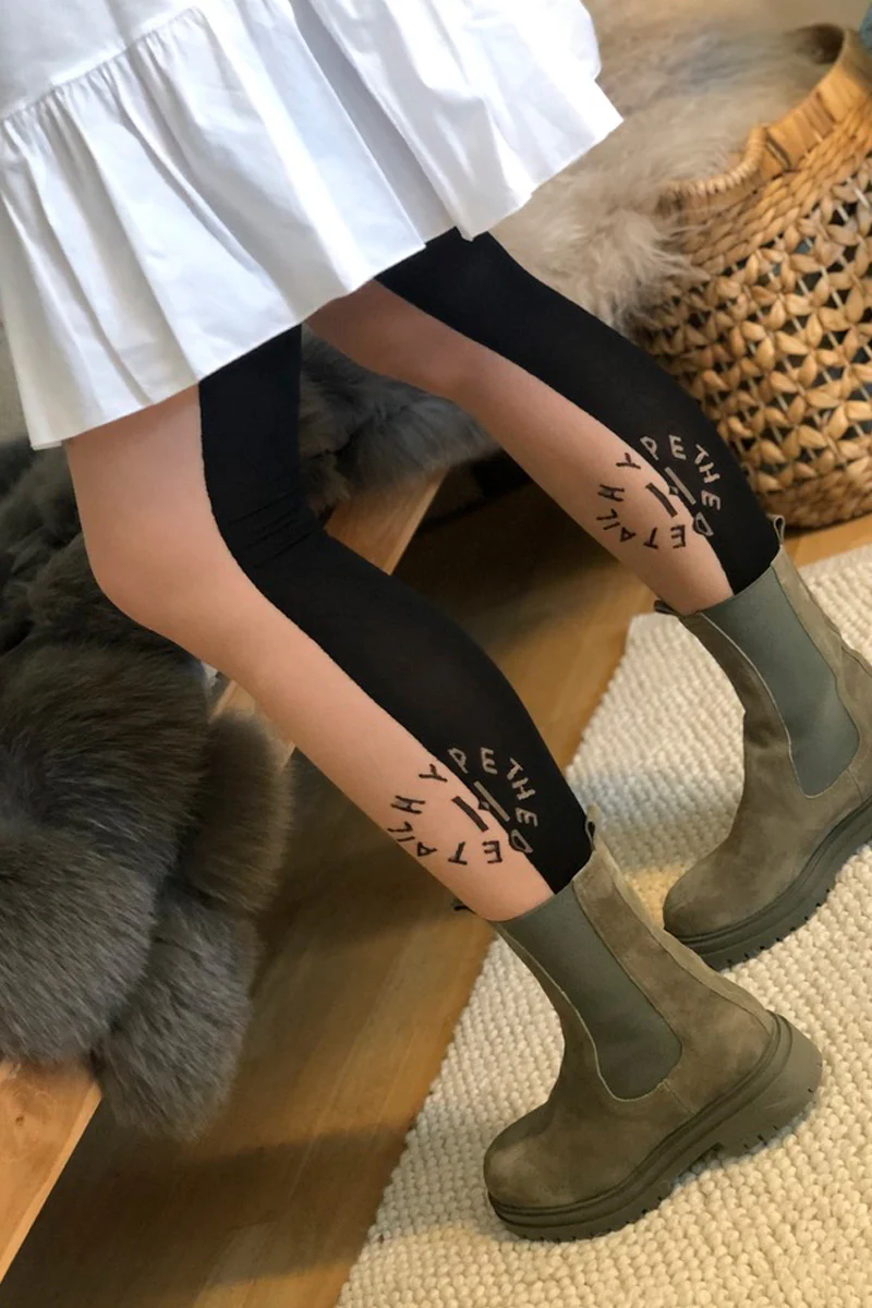 Tights 25/50 | Nude / Black | Strømpebukser fra Hype the Detail - Image 3