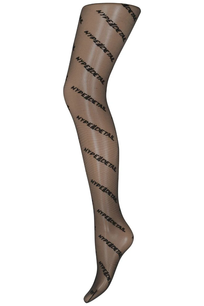 Tights logo angle 18den | Sort | Strømpebuks fra Hype the Detail - Image 2