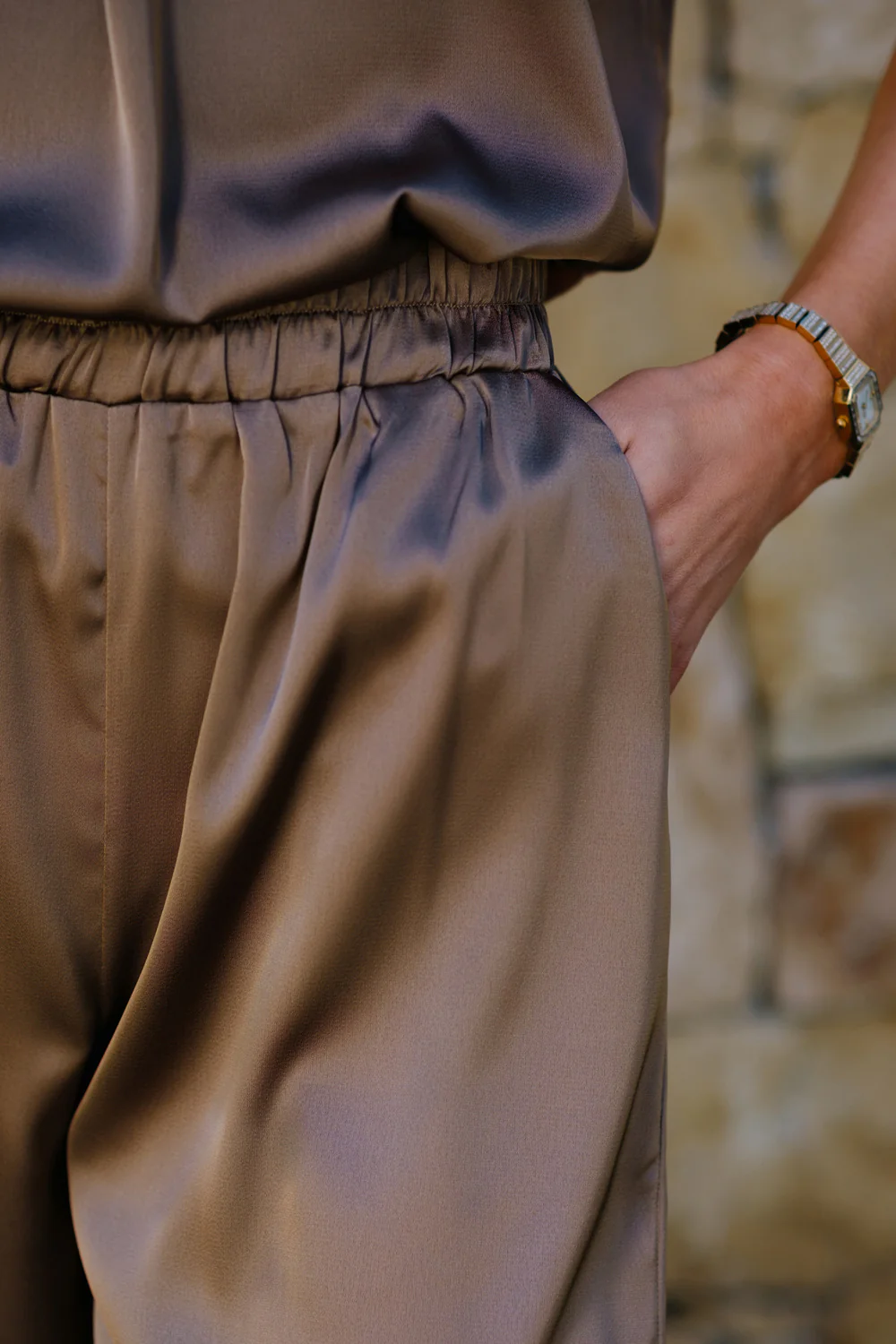 Tiki Wide Pants | Brown | Bukser fra Liberté - Image 2