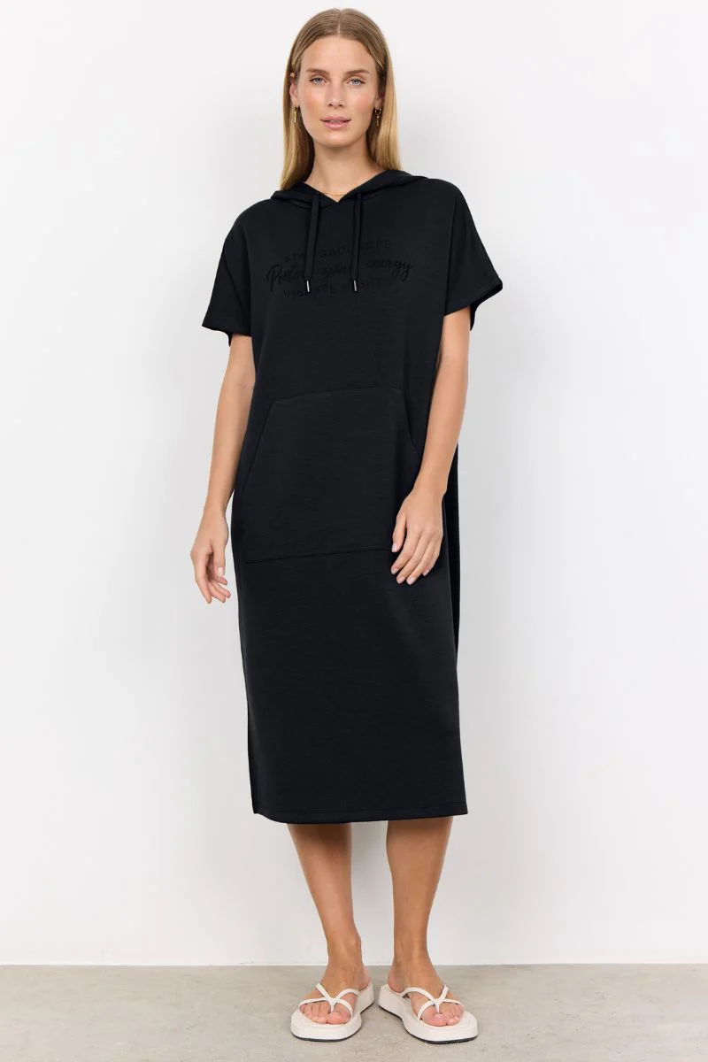 Tini Hoodie Dress | Sort | Kjole fra Statebird - Image 4