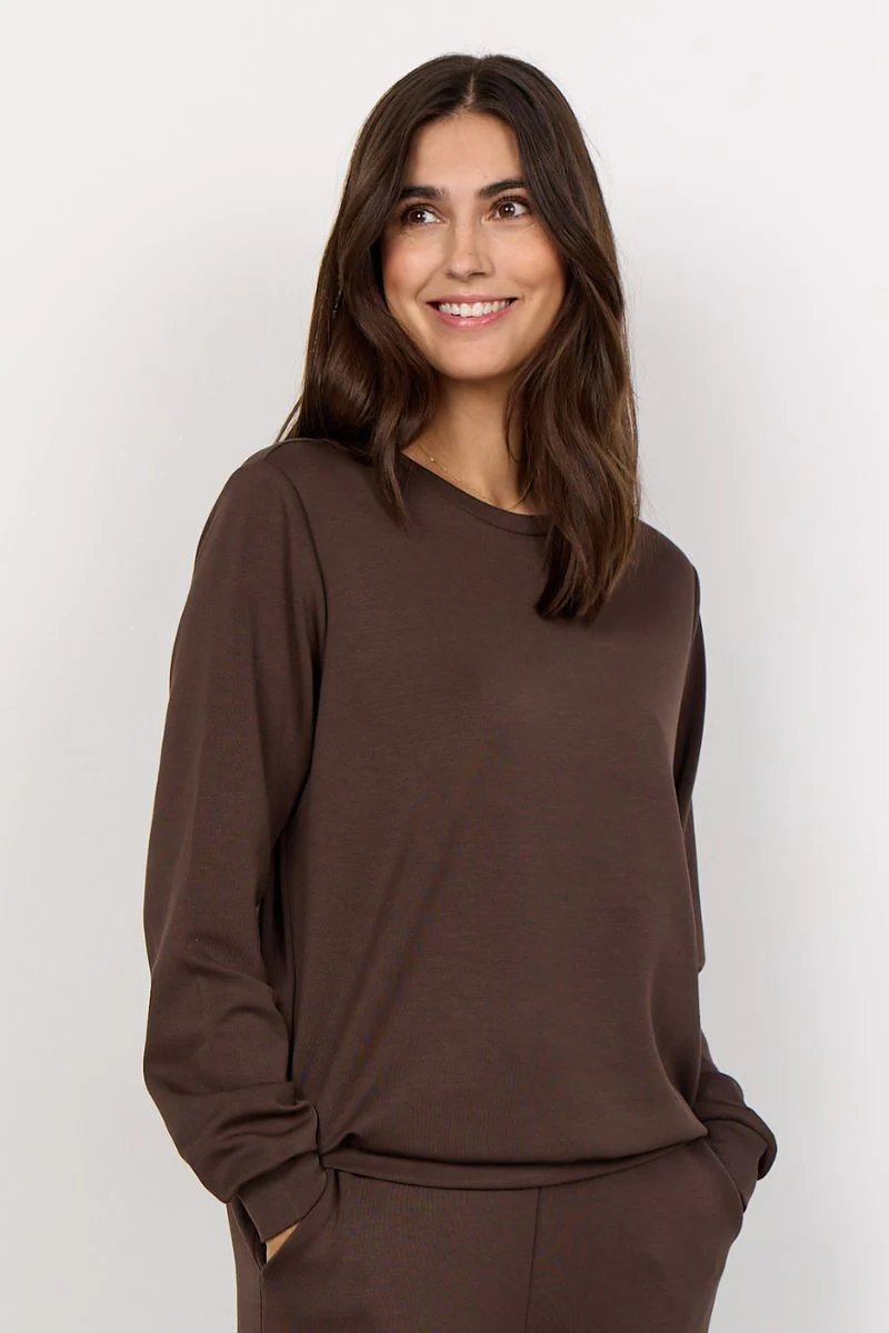 Tini Sweat | Brun | Sweatshirt fra Statebird - Image 12